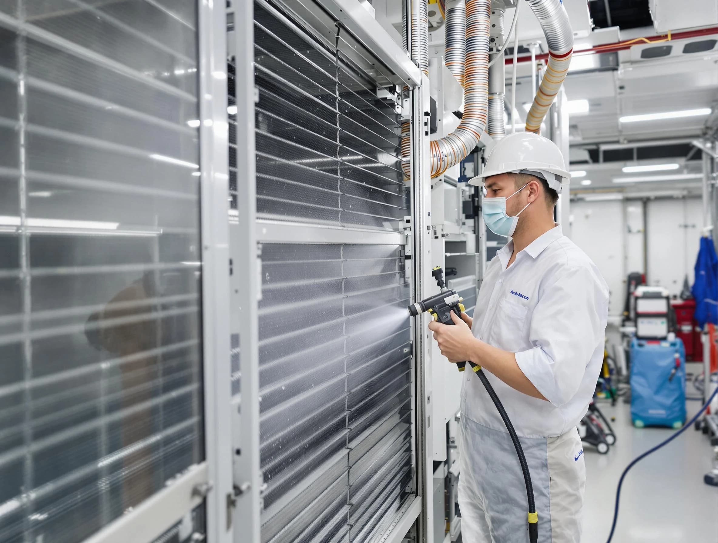 Professional AC coil cleaning by Scott Air Duct Cleaning in Scott