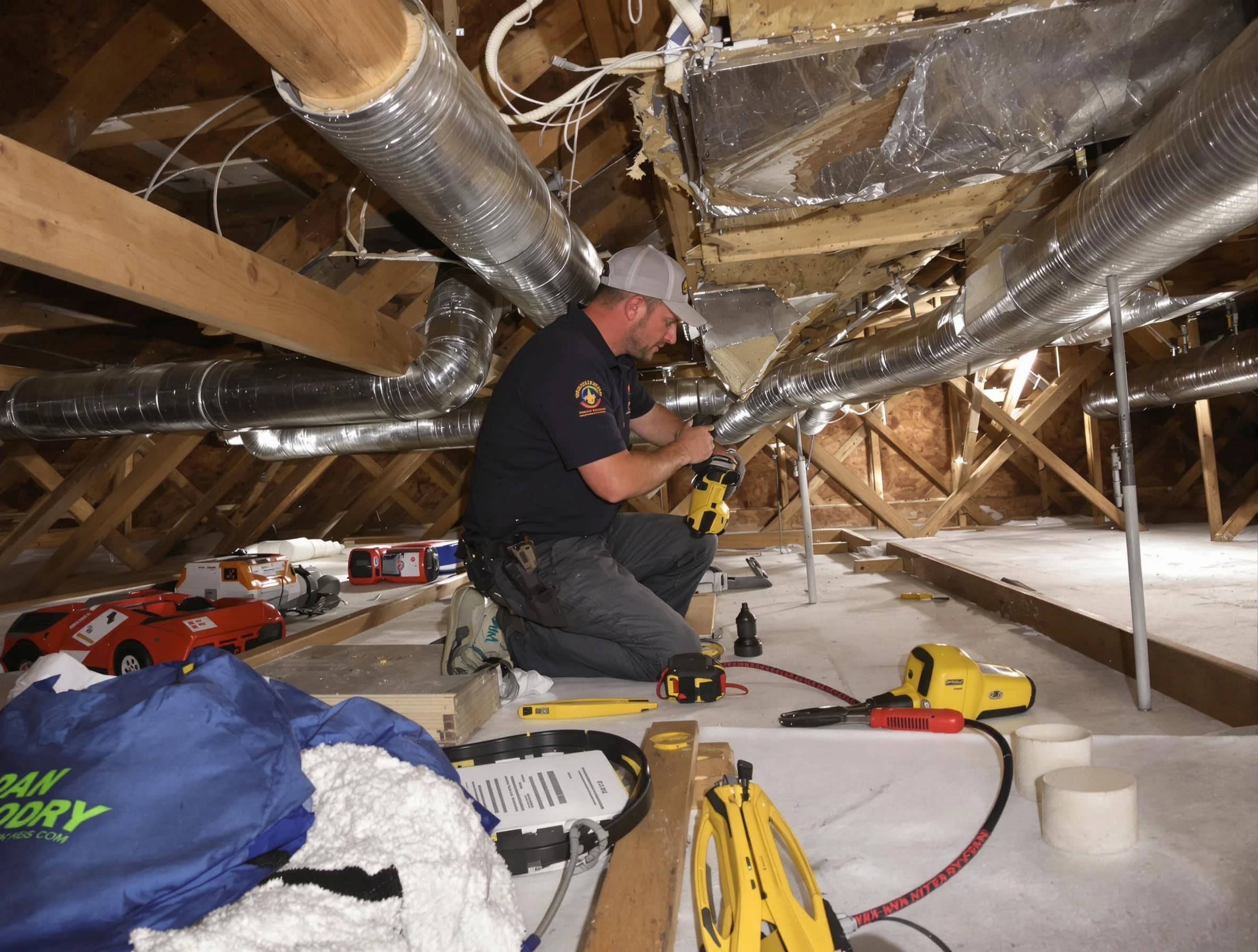 Professional air duct repair by Scott Air Duct Cleaning in Scott