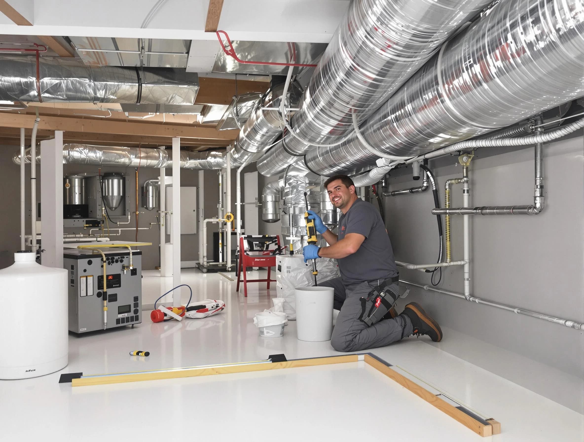 Professional duct sealing service by Scott Air Duct Cleaning in Scott