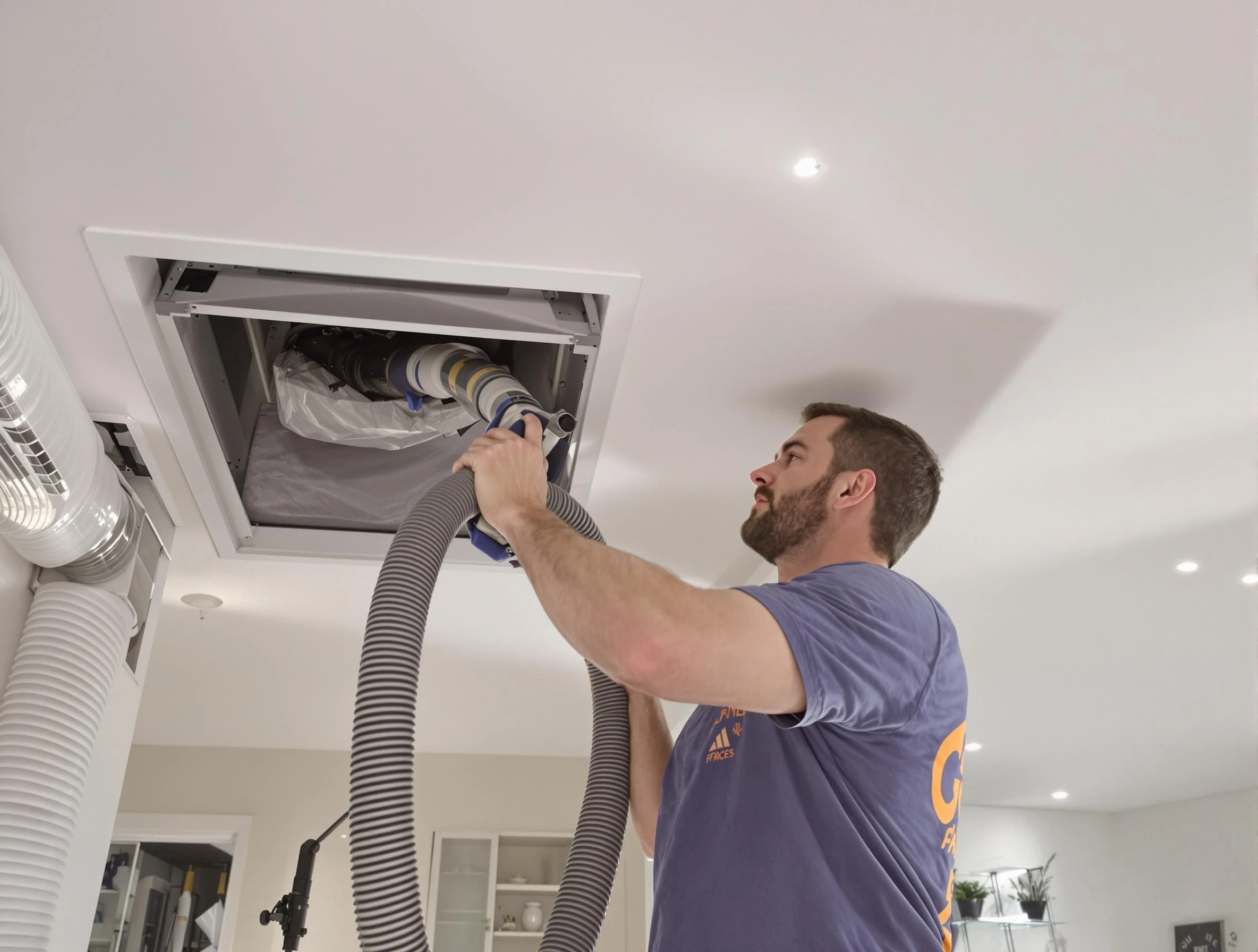 Precision indoor duct cleaning by Scott Air Duct Cleaning in Scott